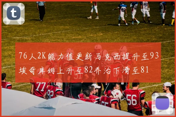 76人2K能力值更新马克西提升至93埃奇库姆上升至82乔治下滑至81